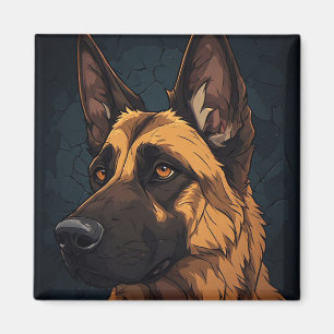 Aimant 🐕 Cadeaux pour propriétaires de Shepherd allemand