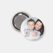 Aimant Cadeaux pour Tante | Conception simple d'anniversa (Recto/Verso)
