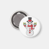 Aimant Cadeaux pour vous de Snowman (Recto/Verso)