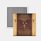 Aimant Cadeaux Religieux Bon Marché, Favoris De Fête De L (Recto/Verso)