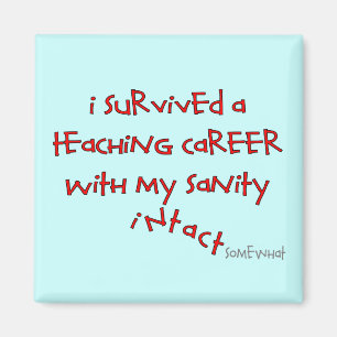 Aimant Cadeaux retirés de professeur, énonciations