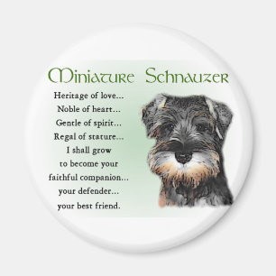 Aimant Cadeaux Schnauzer miniatures