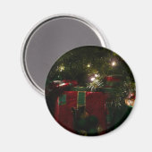 Aimant Cadeaux sous l'arbre Noël (Recto/Verso)