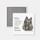Aimant Cadeaux Tervuren belge (Recto/Verso)