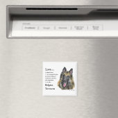 Aimant Cadeaux Tervuren belge (In Situ (Lave-vaisselle))