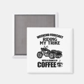 Aimant Cadeaux triés | Triker motocyclette trikes dit (Recto/Verso)