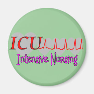 Aimant Cadeaux uniques de soins INTENSIFS d'ICU