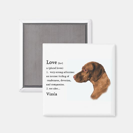 Aimant Cadeaux Vizsla Lovers (Recto/Verso)