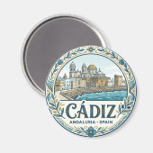 Aimant Cadix Espagne (Recto/Verso)