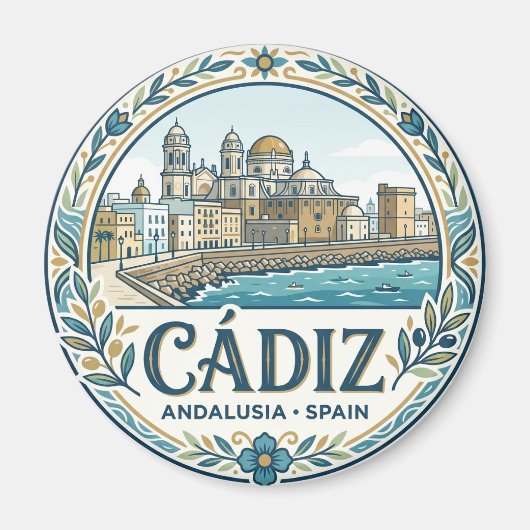 Aimant Cadix Espagne (Devant)