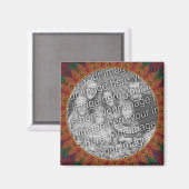 Aimant Cadre d'art Abstrait de la nature Créez votre prop (Recto/Verso)