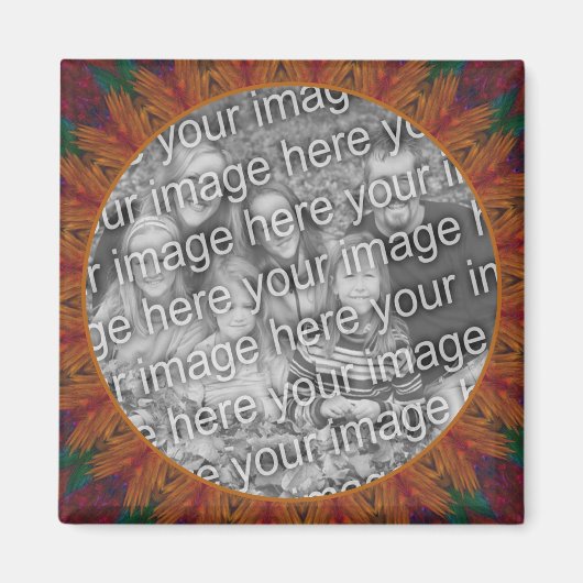 Aimant Cadre d'art Abstrait de la nature Créez votre prop (Devant)