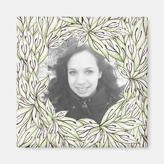 Aimant Cadre feuille (Devant)