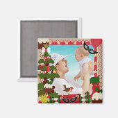 Aimant Cadre photo de Noël (Recto/Verso)