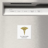 Aimant Caducée en or Médicale professionnel (In Situ (Lave-vaisselle))