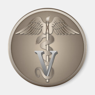 Aimant Caducée vétérinaire
