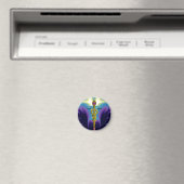 Aimant CADUCEUS, améthyste d'or vibrant (In Situ (Lave-vaisselle))