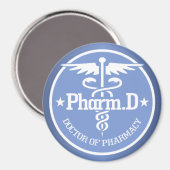 Aimant Caduceus PharmD 2 (Recto/Verso)