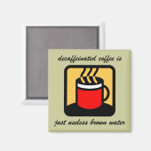 Aimant Café amusant (Recto/Verso)