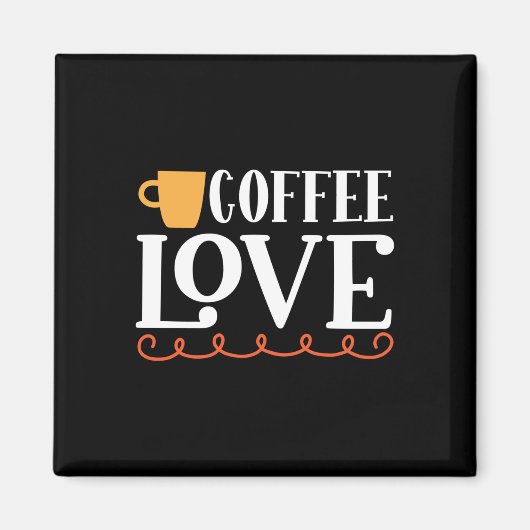 Aimant Café Art Café Amour (Devant)