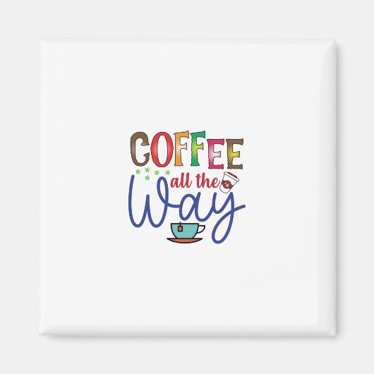 Aimant Café Art Café Tout Le Chemin (Devant)