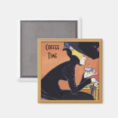 Aimant Cafe Aulait, Quartier Français (Recto/Verso)