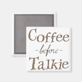 Aimant Café avant Talkie (Recto/Verso)