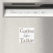Aimant Café avant Talkie (In Situ (Lave-vaisselle))
