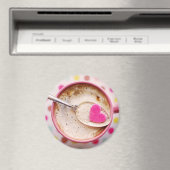 Aimant café coeur bonbon (In Situ (Lave-vaisselle))