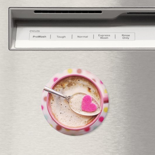 Aimant café coeur bonbon (In Situ (Lave-vaisselle))