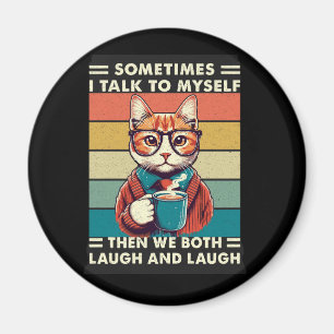 Aimant Café de chat rétro vintage (3)