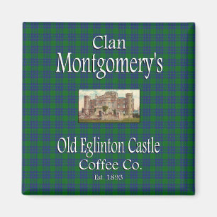 Aimant Café de l'ancien château d'Eglinton du Clan Montgo
