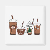 Aimant Café de Noël (Devant)