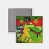 Aimant Café de nuit Place Lamartine Van Gogh Art (Recto/Verso)