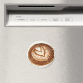 Aimant Café en latte de fleurs (In Situ (Lave-vaisselle))
