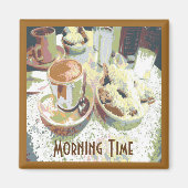 Aimant Café et Bignets New Orleans Café Aulait Donuts (Devant)