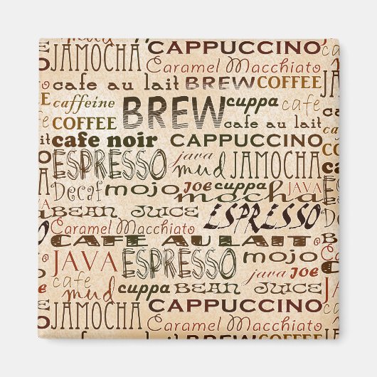 Aimant Café Et Crème (Devant)