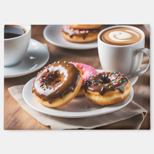 Aimant Café et Donuts