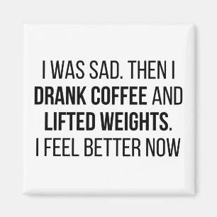 Aimant Café et poids