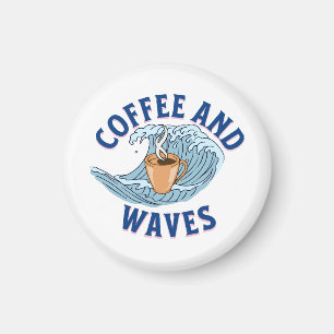 Aimant Café et Vagues
