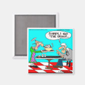 Aimant Café inapproprié Drôle Drôle Vache Dons et Tee - s (Recto/Verso)