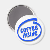 Aimant café intérieur (Recto/Verso)