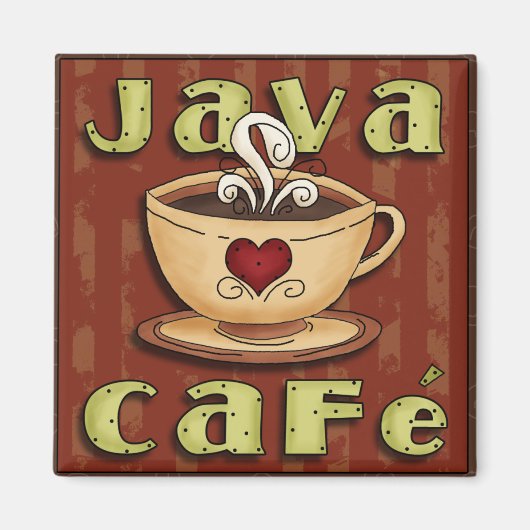 Aimant Café Java (Devant)