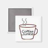 Aimant Café Junkie (Recto/Verso)