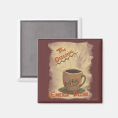 Aimant Café - La boisson originale à l'énergie (Recto/Verso)