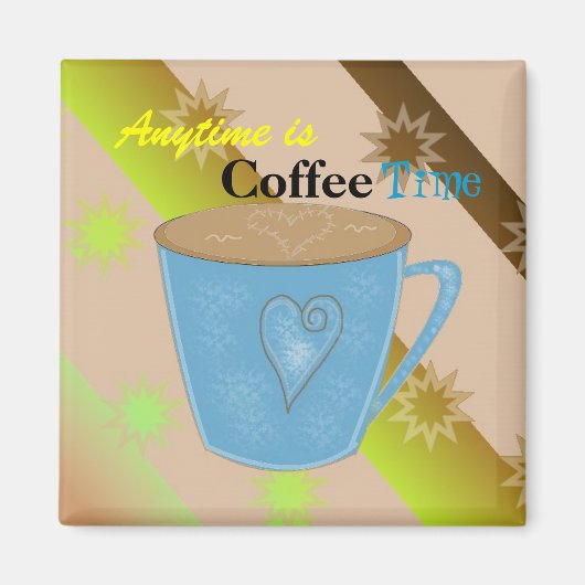 Aimant Café : le bonheur (Devant)