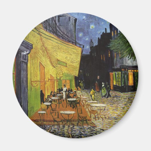 Aimant Café nocturne de Van Gogh (Devant)