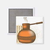 Aimant Café noir (Recto/Verso)