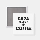 AIMANT CAFÉ PAPA (Recto/Verso)