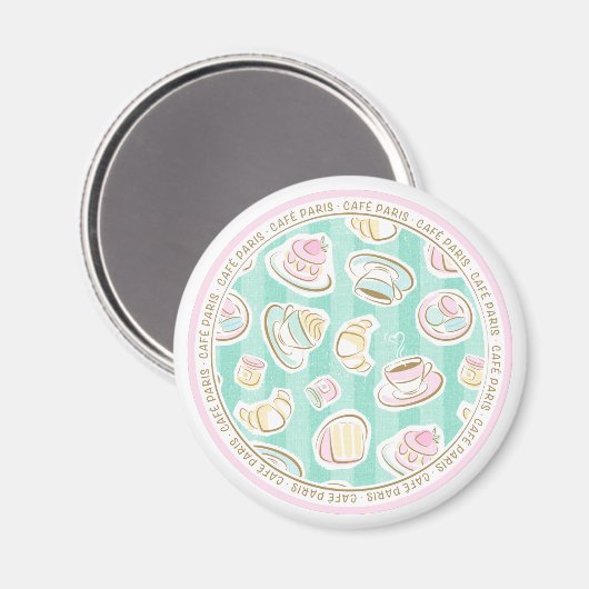 Aimant Café Paris (Recto/Verso)